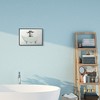 Stupell Industries Baby Llama In A Tub Framed Giclee Art, Black, 14" x 11" - 3 of 4