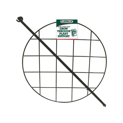 Gardman 20 x 30 Inch Indoor Outdoor Wire Grid Ring for Garden Flowers, Plants, and Climbing Vibes to Grow Through and Metal Support Stand with 3 Legs