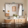 Keonjinn Framed Wall Mirror, Modern Rectangular Bathroom Vanity Mirror, Wall Mounted - 3 of 4