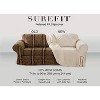 Soft Suede Chair Slipcover Chocolate - Sure Fit: Stretch Fit, Zipper Closure, Indoor Use, Machine Washable - 4 of 4