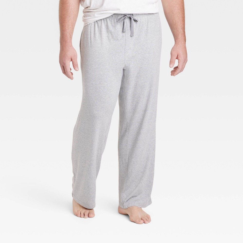 Men's Big & Tall Cotton Modal Knit Pajama Pants - Goodfellow & Co™ Heathered Gray 5XL -  88158008