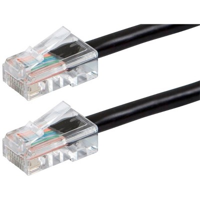 Monoprice Cat5e Ethernet Patch Cable - 10 Feet - Black, RJ45, Stranded, 350Mhz, UTP, Pure Bare Copper Wire, 24AWG - Zeroboot Series