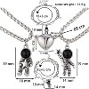 Astronaut Couple Necklaces - Stainless Steel with Magnet - Romantic Gift for Brides (Valentine's Day/Birthday) - 2 of 4