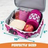 Bentology Lunch Box for Girls - Kids Insulated, Durable Lunchbox Tote Bag Fits Bento Boxes, Containers and Bottles, Back to School Lunch Sleeve Keeps - 4 of 4