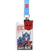 Transformers Lanyard Badge Holder Reversible with 2" Autobot Rubber Pendant Multicolored - image 2 of 4