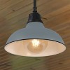 JONATHAN Y Jasper Farmhouse Industrial Indoor/Outdoor Iron LED Pendant - 2 of 4
