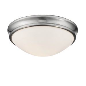Millennium Lighting 2 - Light Flush Mount in  Brushed Nickel - 1 of 1