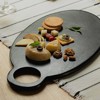 SEVOBAL Serving Platters Oval Mango Wood Cheese Board, Elegant Serving Platter for Stylish Entertaining, Family Party, Black, 14.96"*11.81"*0.59" - 2 of 4