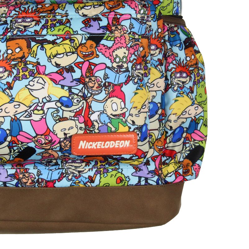 Nickelodeon '90s Cartoon Rugrats Ren and Stimpy School Travel Backpack Multicolored, 3 of 5