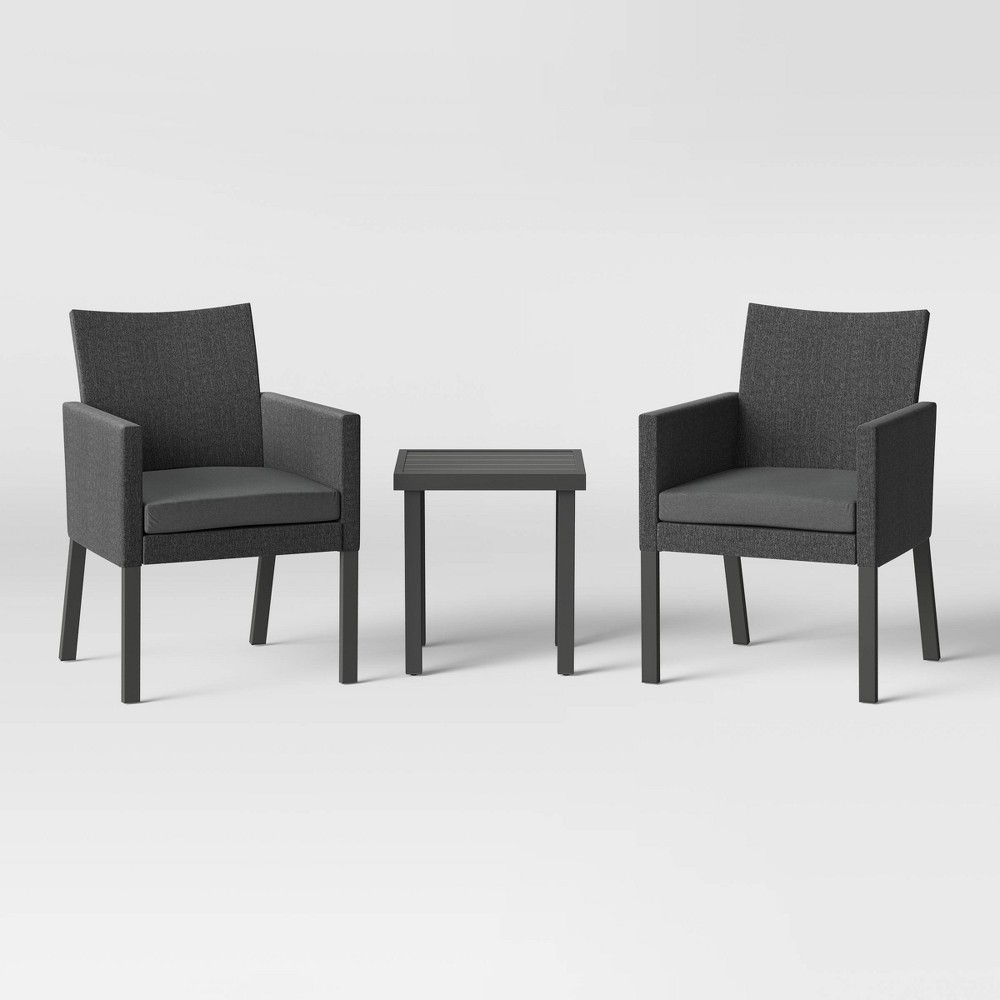 Howell Upholstered Patio Chat Set - Gray - Project 62 was $280.0 now $140.0 (50.0% off)