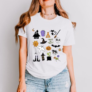Simply Sage Market Halloween Collage Short Sleeve Tee - 1 of 4