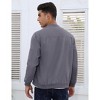 Coolmee Men's Bomber Jacket Lightweight Casual Stylish Light Flight Jacket Windbreaker Varsity Jackets - 2 of 4