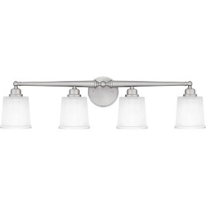 Quoizel Lighting Cecilia 4 - Light Vanity in  Brushed Nickel - 1 of 1