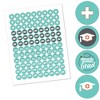 Big Dot of Happiness Medical School Grad - Doctor Graduation Party Round Candy Sticker Favors - Labels Fits Chocolate Candy (1 sheet of 108) - 2 of 4