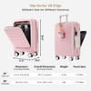 Kumasinova 4Pcs Hardside Luggage Set with USB Ports,Durable ABS Spinner Suitcases with TSA Lock&Cup Holder,20"/28" Impact-Resistant Luggage - 2 of 4