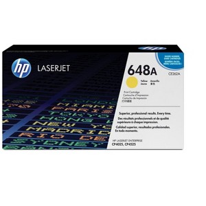 HP Inc. 648A Yellow Original LaserJet Toner Cartridge, ~11,000 pages, CE262A - 1 of 4