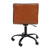 Merrick Lane Home Office Chair Ergonomic Executive Ribbed Low Back Armless Computer Desk Chair - Base, Frame & Border - 3 of 4