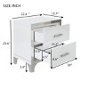 Elegant 6-Drawer Dresser and Two Nightstands Suite,Modern Storage Suite for Bedroom & Living Room-Maison Boucle - 4 of 4