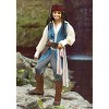 HalloweenCostumes.com Large Boy Pirates of the Caribbean Kids Captain Jack Sparrow Costume Boys, Blue & White Pirate Halloween Outfit, Gray/Brown/Blue - 3 of 4