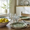 8.5" 4pk Melamine Floral Salad Plates Green - Threshold™ designed with Studio McGee - 2 of 3