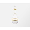 Classic Touch Glass Decanter with Gold and Crystal Detail - 2 of 3