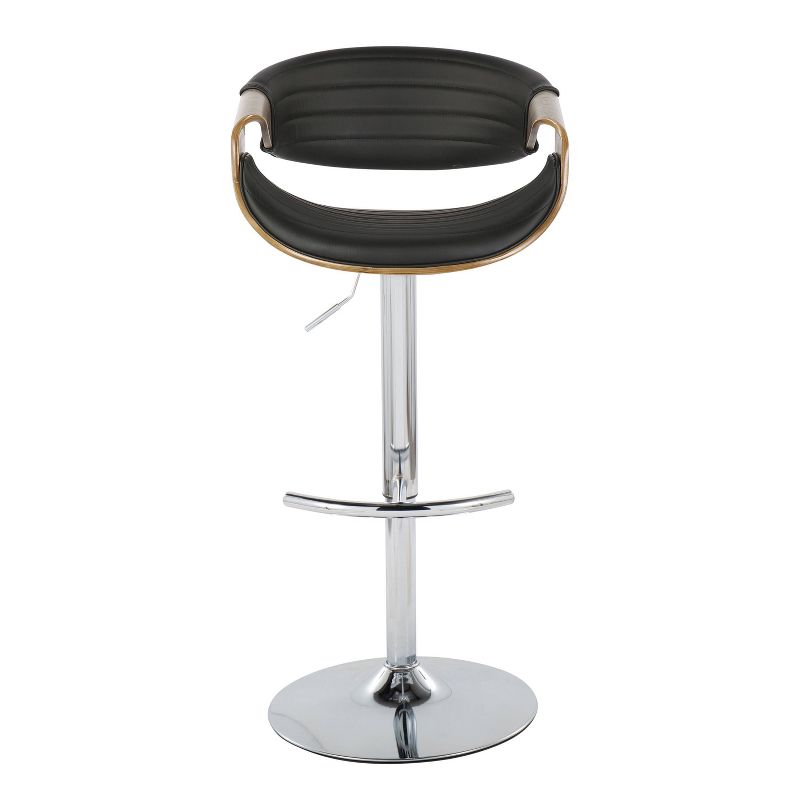 Set of 2 Symphony Adjustable Barstools with Footrest - LumiSource, 5 of 8