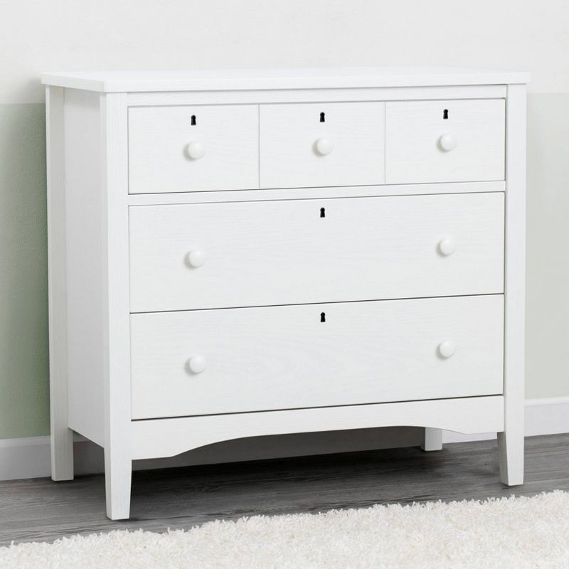 Delta Children Farmhouse 3 Drawer Dresser with Changing Top and Interlocking Drawers, 4 of 13