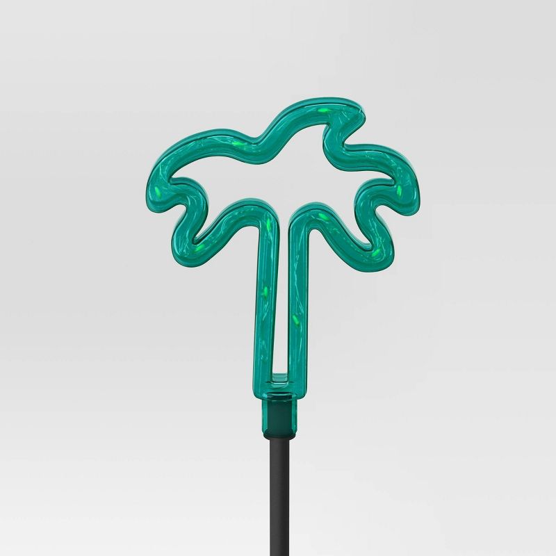 Solar Light Plastic Decorative Garden Stake Palm Tree - Sun Squad&#8482;, 2 of 3