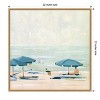 Amanti Art If Its the Beaches II by Emma Scarvey Canvas Wall Art Print Framed 22 x 22-in. - 4 of 4