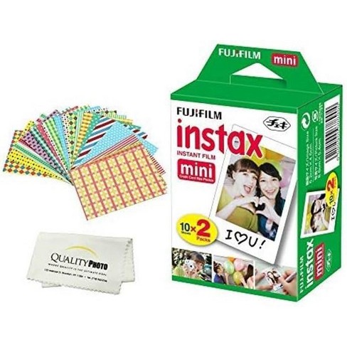 Instax mini 9 with 10x sale sheet and case