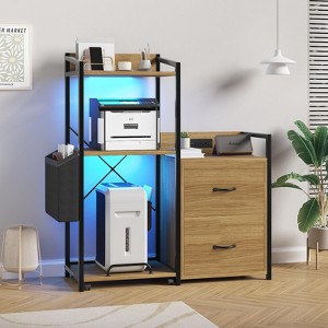 TROPOW 2-Drawer File Cabinet – Office Storage, Fits Letter/Legal/A4 (1-Pack) - 1 of 4