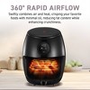 Elite Cuisine 2qt Digital Air Fryer - Black - 3 of 4