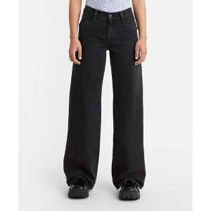 パンツ Levi's 902 black wide baggy denim pants Levi's® Women's Mid-rise 94's Baggy Wide Leg Jeans - Over