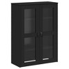vidaXL Top for Highboard VIKEN Black Engineered Wood - 2 of 4