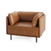 NicBex Modern Accent Chair with Soft Cushions Upholstered Comfy Chair Lounge Chair with Wooden Legs for Living Room, Bedroom - 2 of 4