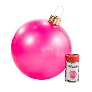 Holiball 30" Outdoor Decorative Sculpture Pink - 1 of 1