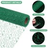 Unique Bargains Jacquard Net Mesh Flower Gift Wrapping Paper 180"x19.7" 1 Pc - 2 of 4