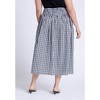 ELOQUII Women's Plus Size Gingham Full Skirt - 4 of 4