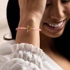 Ross-Simons 3.5-4mm Pink Coral Bead Charm-Compatible Toggle Bracelet in 18kt Gold Over Sterling. 8 inches - 2 of 4