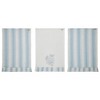 Finders Keepers Hydrangea Ruffled Tea Towel Set of 3 19x28  VHC Brands - 2 of 4