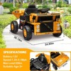Ride on Dump Truck, 12 Volt Ride on Toys with Electric Dump Bed, Electric Car for Kids with Remote Control, Shoel, LED Lights, Musci Player - 2 of 4