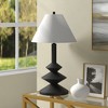 Hudson and Canal 28" Tall Triple Gourd Lamp with Fabric Shade - 3 of 4