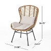 Gulches Set of 2 Patio Chair with Cushions - 3 of 4