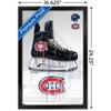 Trends International NHL Montreal Canadiens - Drip Skate 21 Framed Wall Poster Prints - 3 of 4