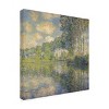 Trademark Fine Art -Monet 'Poplars On The Epte' Canvas Art - 4 of 4