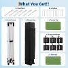 10'x20' Heavy Duty Commercial Canopy Tent, UV & Waterproof Instant Shelter with 2 Sidewalls, Includes Carry Bag, 4 Weight Bags, 8 Stakes, 6 Ropes - 4 of 4