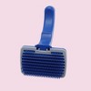 Unique Bargains Pets Grooming Brush 7.87"x4.72" Blue 1 Pc - 3 of 4