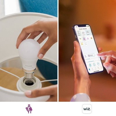 Philips 2-Pack 8.8W Smart Multicolor LED Wi-Fi Bulbs
