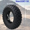 Set of 2 All-Terrain Tubeless Sport Tires - 4 PR Universal Fit for Mini Bike, ATV, UTV and Go-Kart Off-Road Use - 4 of 4