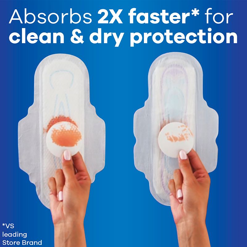 Always Ultra Thin Pads - Regular Absorbency - Size 1, 5 of 11